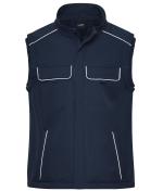 Unisex Workwear Softshell Vest - SOLID - Navy 8723