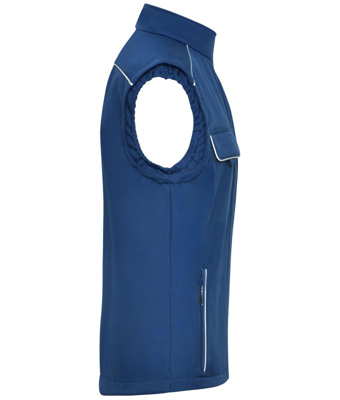 Unisex Workwear Softshell Vest - SOLID - Dark-royal 8723