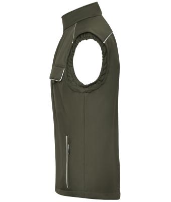 Unisex Workwear Softshell Vest - SOLID - Olive 8723