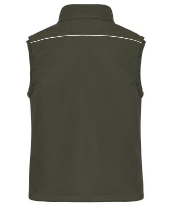 Unisex Workwear Softshell Vest - SOLID - Olive 8723