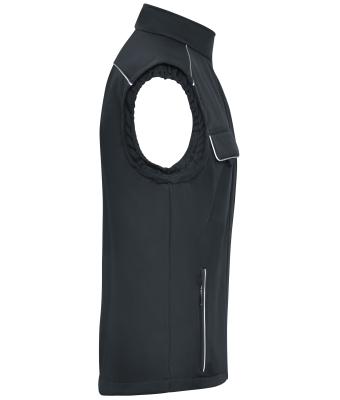 Unisex Workwear Softshell Vest - SOLID - Carbon 8723