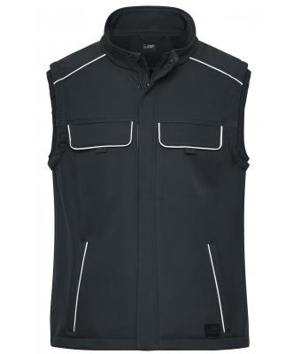 Unisex Workwear Softshell Vest - SOLID - Carbon 8723