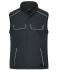 Unisex Workwear Softshell Vest - SOLID - Carbon 8723