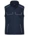 Unisex Workwear Softshell Vest - SOLID - Navy 8723