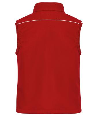 Unisex Workwear Softshell Vest - SOLID - Red 8723