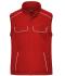 Unisex Workwear Softshell Vest - SOLID - Red 8723