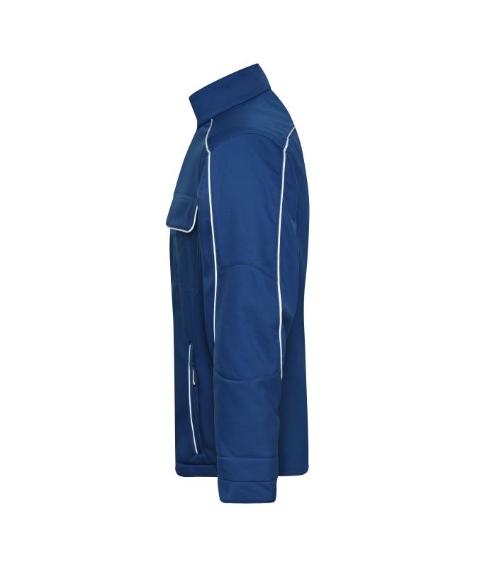 Unisex Workwear Softshell Jacket - SOLID - Dark-royal 8724