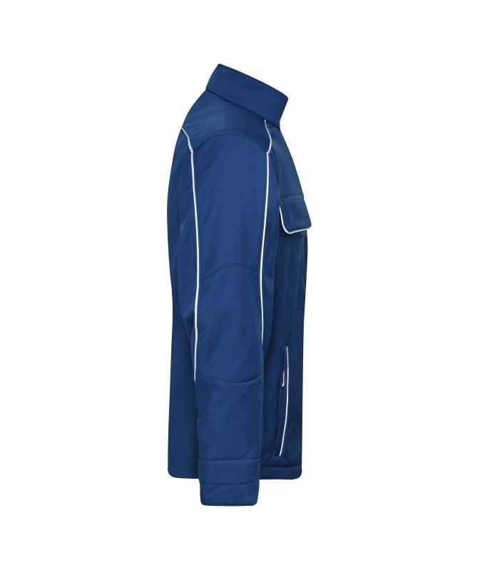 Unisex Workwear Softshell Jacket - SOLID - Dark-royal 8724