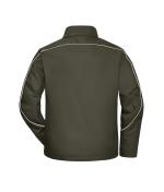 Unisex Workwear Softshell Jacket - SOLID - Olive 8724