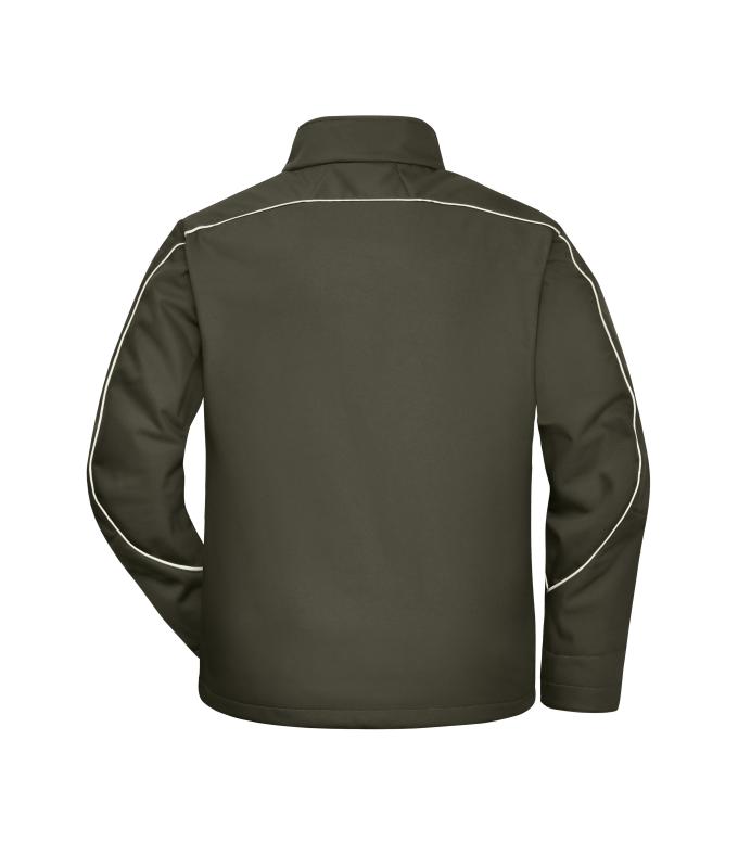 Unisex Workwear Softshell Jacket - SOLID - Olive 8724