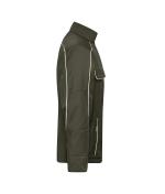 Unisex Workwear Softshell Jacket - SOLID - Olive 8724