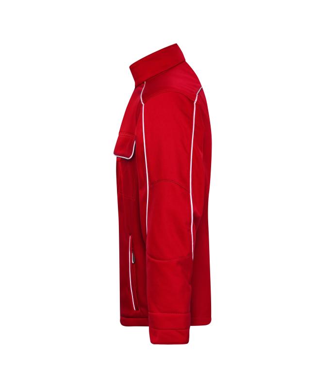 Unisex Workwear Softshell Jacket - SOLID - Red 8724