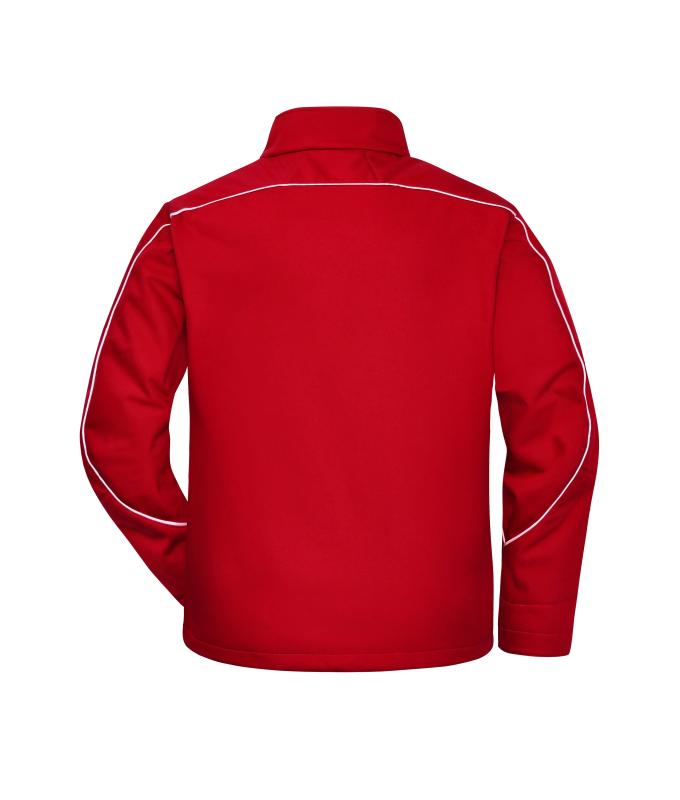 Unisex Workwear Softshell Jacket - SOLID - Red 8724