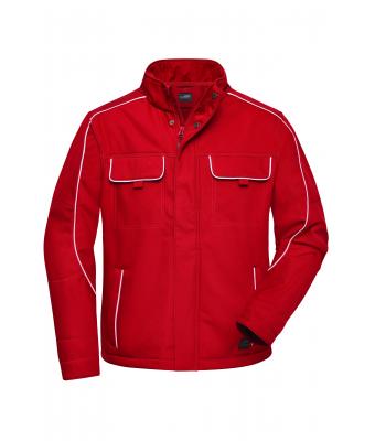 Unisex Workwear Softshell Jacket - SOLID - Red 8724