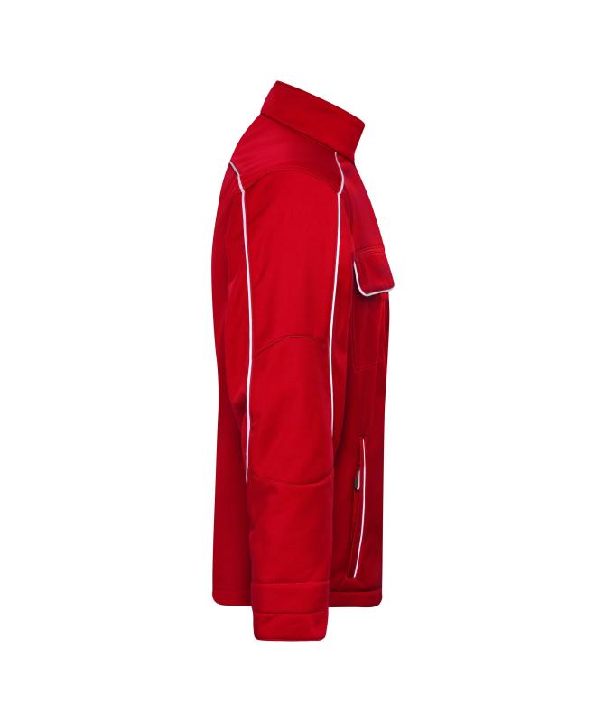 Unisex Workwear Softshell Jacket - SOLID - Red 8724