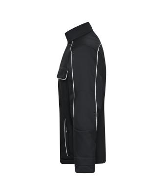 Unisex Workwear Softshell Jacket - SOLID - Black 8724