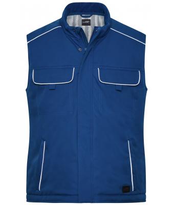 Unisex Workwear Softshell Padded Vest - SOLID - Dark-royal 8725