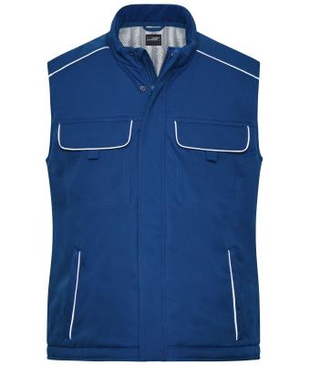 Unisex Workwear Softshell Padded Vest - SOLID - Dark-royal 8725