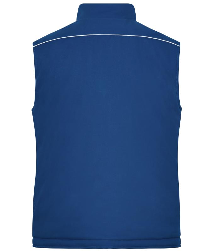 Unisex Workwear Softshell Padded Vest - SOLID - Dark-royal 8725