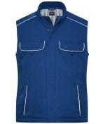 Unisex Workwear Softshell Padded Vest - SOLID - Dark-royal 8725