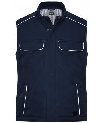 Unisex Workwear Softshell Padded Vest - SOLID - Navy 8725
