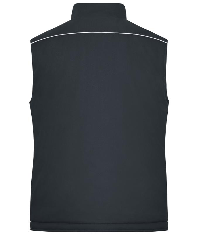 Unisex Workwear Softshell Padded Vest - SOLID - Carbon 8725