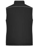 Unisex Workwear Softshell Padded Vest - SOLID - Black 8725