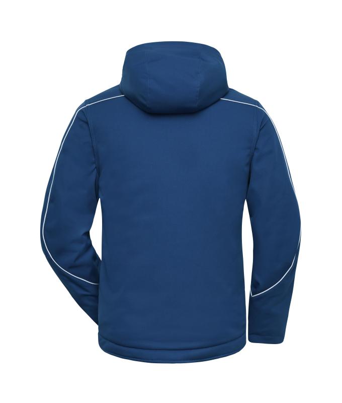 Unisex Workwear Softshell Padded Jacket - SOLID - Dark-royal 8726