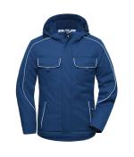 Unisex Workwear Softshell Padded Jacket - SOLID - Dark-royal 8726