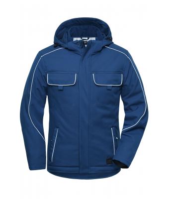 Unisex Workwear Softshell Padded Jacket - SOLID - Dark-royal 8726