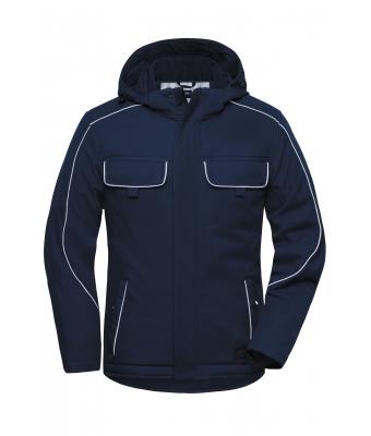 Unisex Workwear Softshell Padded Jacket - SOLID - Navy 8726