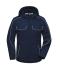 Unisex Workwear Softshell Padded Jacket - SOLID - Navy 8726