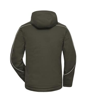 Unisex Workwear Softshell Padded Jacket - SOLID - Olive 8726