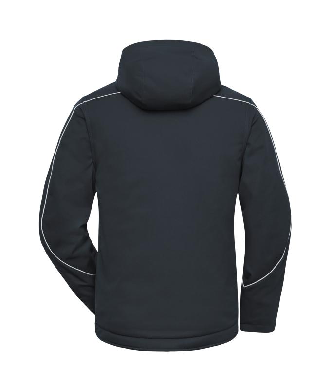Unisex Workwear Softshell Padded Jacket - SOLID - Carbon 8726