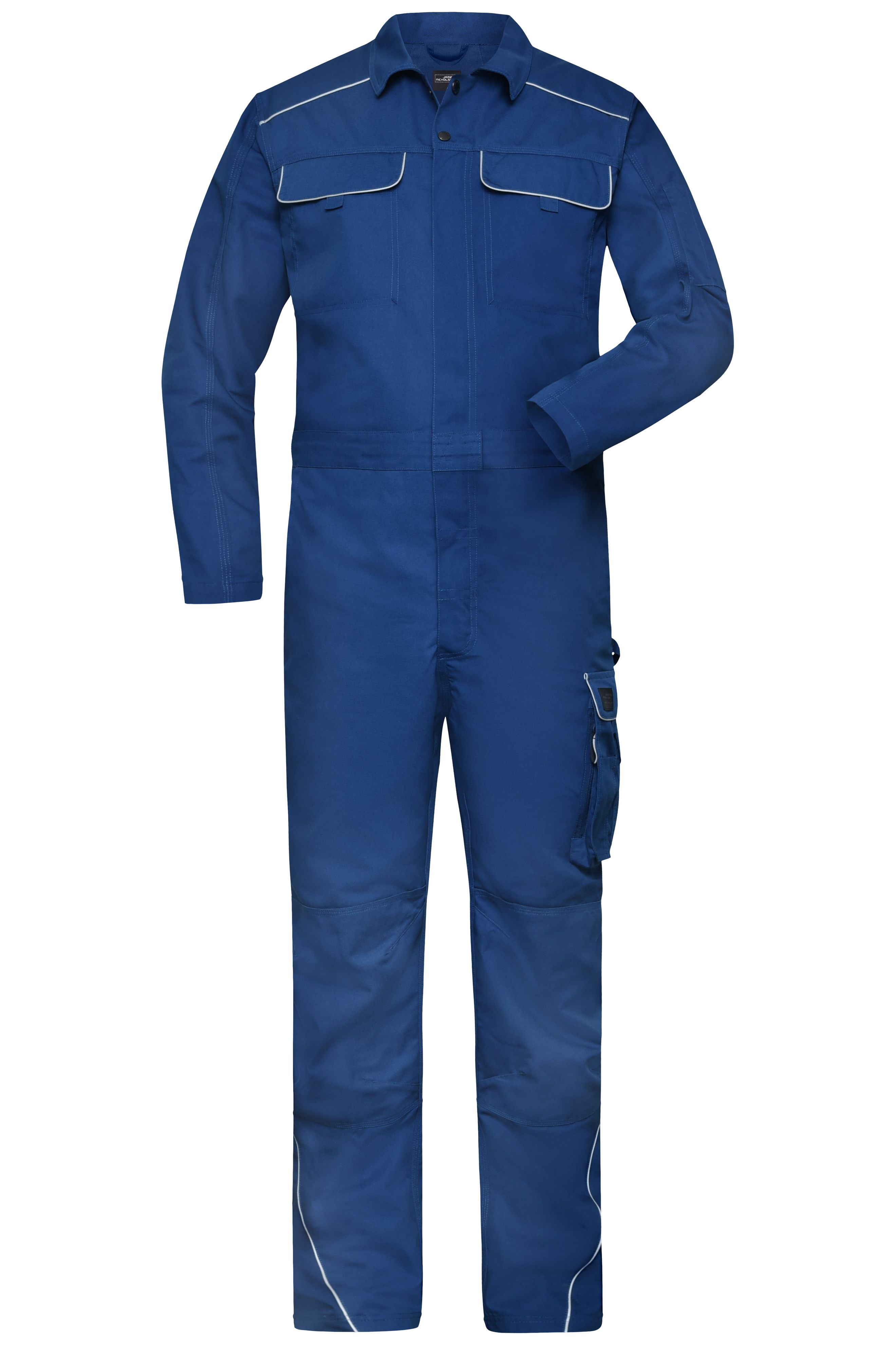 Unisex Work Overalls - SOLID - Dark-royal-Workweartextilien