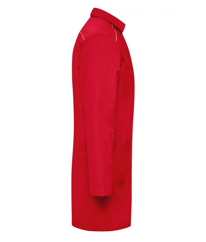 Unisex Work Coat - SOLID - Red 8735