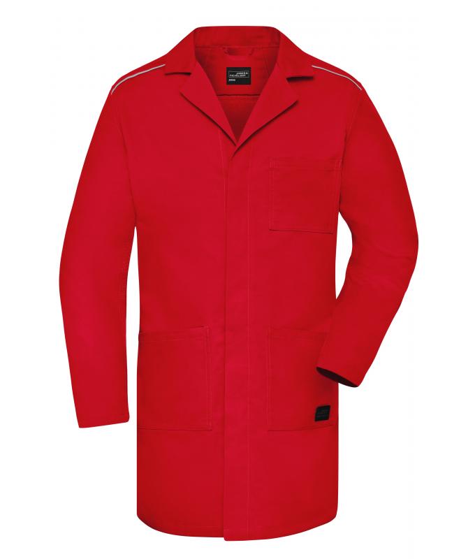 Unisex Work Coat - SOLID - Red 8735