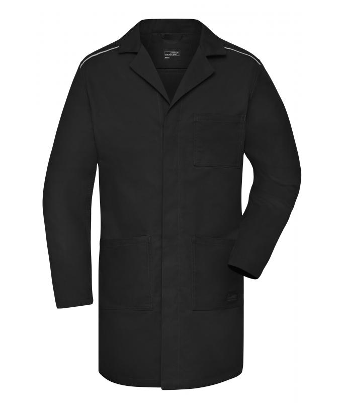 Unisex Work Coat - SOLID - Black 8735