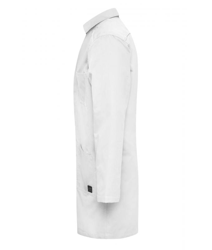 Unisex Work Coat - SOLID - White 8735