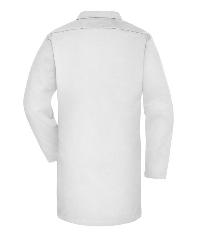 Unisex Work Coat - SOLID - White 8735