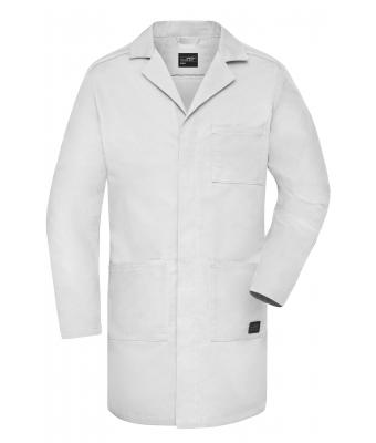 Unisex Work Coat - SOLID - White 8735