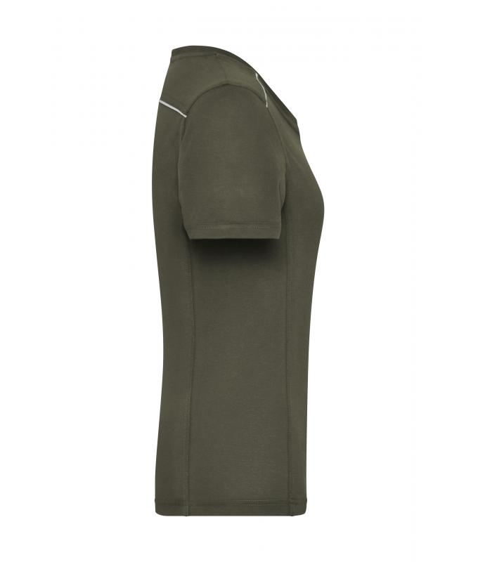 Damen Ladies' Workwear T-Shirt - SOLID - Olive 8711