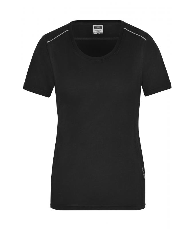 Damen Ladies' Workwear T-Shirt - SOLID - Black 8711