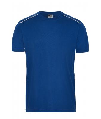 Men Men's Workwear T-Shirt - SOLID -   OCS Blended Dark-royal 8712