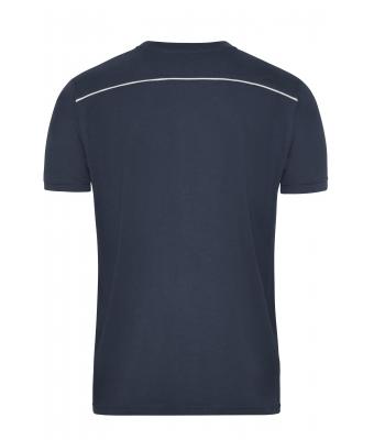 Men Men's Workwear T-Shirt - SOLID -   OCS Blended Navy 8712