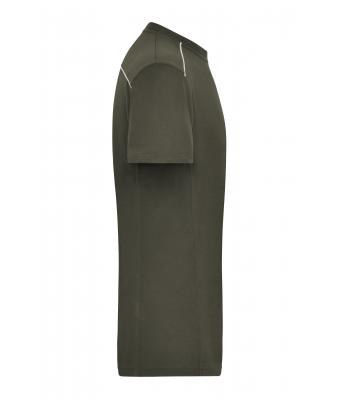 Herren Men's Workwear T-Shirt - SOLID -   OCS Blended Olive 8712