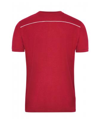 Men Men's Workwear T-Shirt - SOLID -   OCS Blended Red 8712