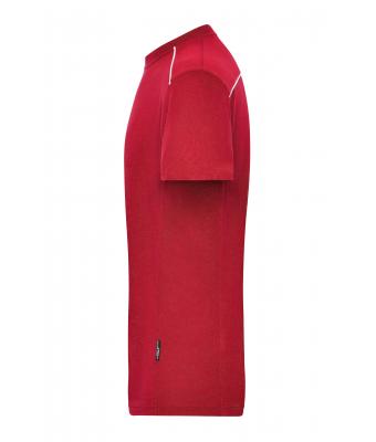 Herren Men's Workwear T-Shirt - SOLID -   OCS Blended Red 8712