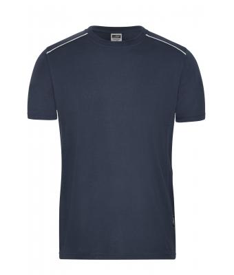 Men Men's Workwear T-Shirt - SOLID - Navy 8712