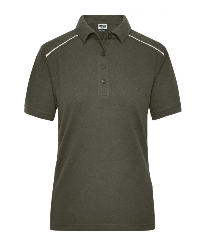 Damen Ladies' Workwear Polo - SOLID - Olive 8709